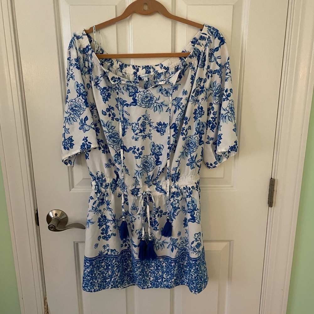 Blue Island Swimsuit Cover Up
